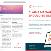 an advertisement for claims management should be simple