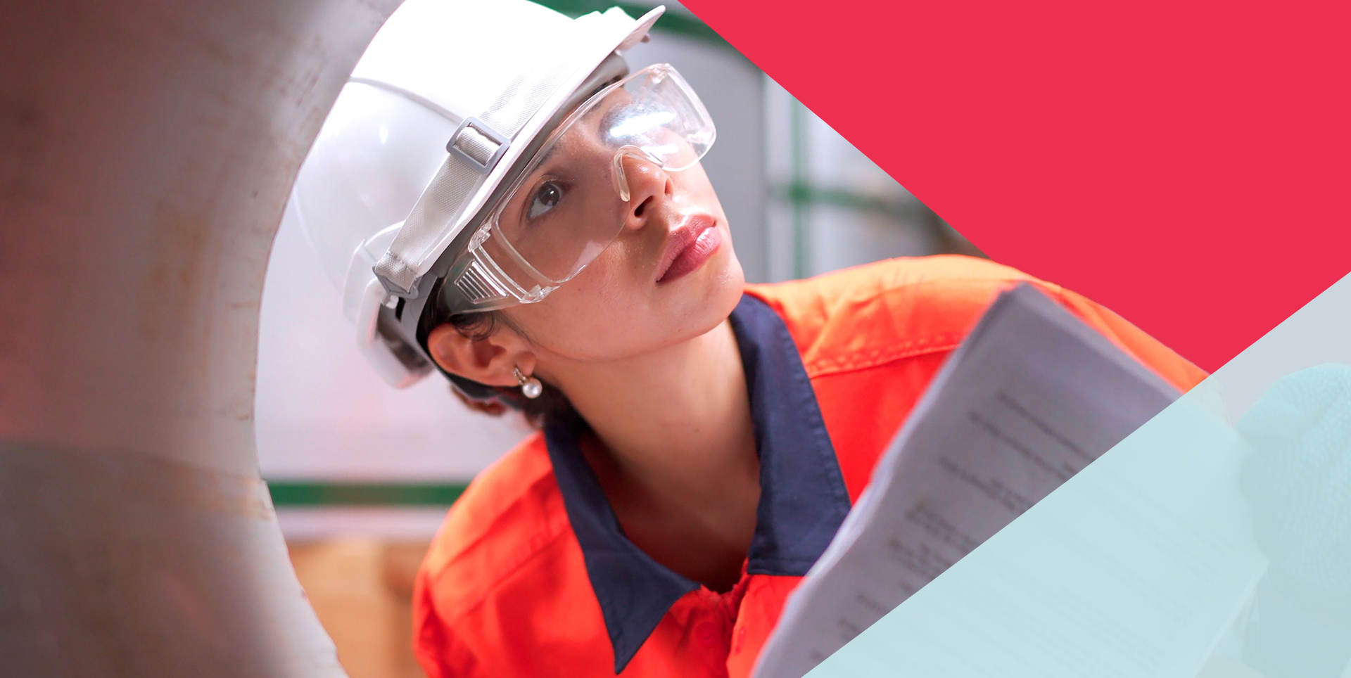 Safety professional captures incident details during an early inspection, supporting an incident-first risk management approach.